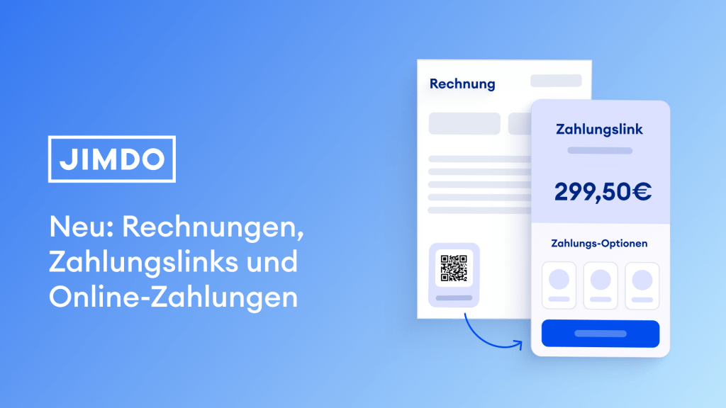 Jetzt neu: Rechnung erstellen und Zahlungslink verschicken – direkt aus Jimdo